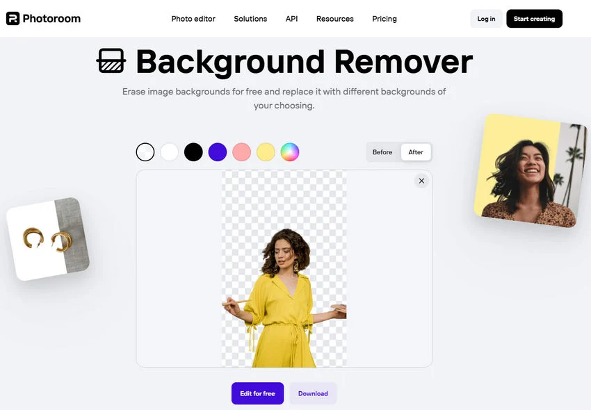 Automated Marketplace White Background & Shadow Extraction